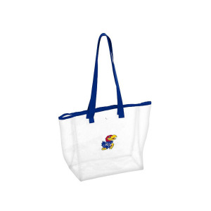 Женская прозрачная сумка-тоут Kansas Jayhawks Stadium Logo Brands, синий