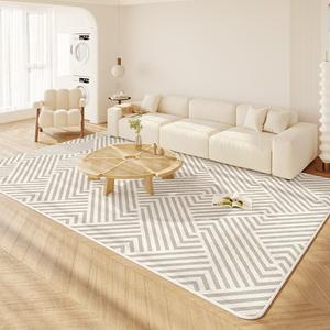 Dajiang Ковер 120х160 см для гостиной/спальни в скандинавском стиле, плюшевый, с узором new line return