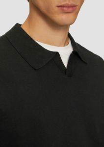 Толстовка POLOKRAGEN UND SEIDE s.Oliver BLACK LABEL, черный