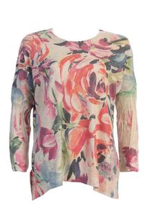 Женский свитер Sonata High Low, вязаный топ Dolman в цвете Multi Jess & Jane