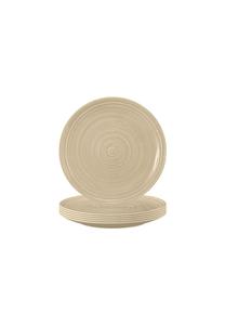 Набор из 6 столовых тарелок Terra ø 17,7 см Seltmann Weiden, бежевые
