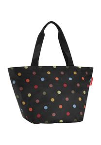 Сумка-шоппер Шоппер М, в горошек, 33 л reisenthel, черный