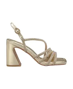 Сандалии с блестящими ремешками Alma En Pena, желтый