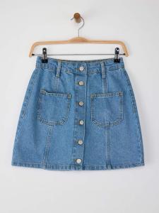 Мини юбка Trendyol, Blue denim