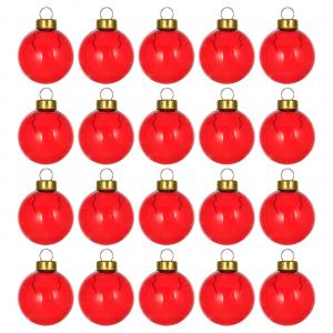 Ёлочная игрушка, стеклянная елочка/красная, 3,5 см IKEA Vinterfint