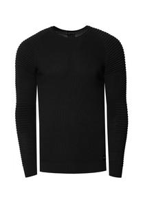 Пуловер с современным круглым вырезом RUSTY NEAL, черный