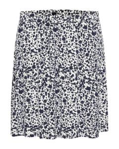 Юбка KAFFE CURVE Charlotta, цвет marine blue/White