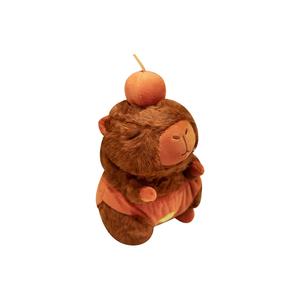 Плюшевая игрушка 23 см капибара/иконка капибары высота Happy Fish, коричневый