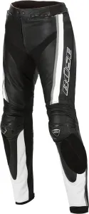 Мотоциклетные кожаные брюки Bse Mille, унисекс, байкерские, синие, размеры 24-28/98-114 Büse, Black/White