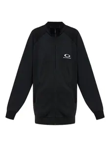 Толстовка с логотипом и вырезами BALENCIAGA, черный