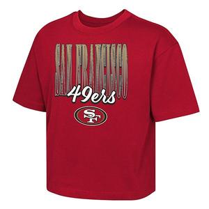 Детская футболка San Francisco 49ers Big City Boxy цвета алый Outerstuff