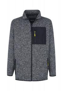 Вязаная флисовая куртка FIORELONI BABISTA, темно-синий