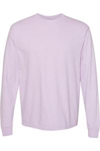 Футболка Comfort Colors Garment-Dyed Heavyweight с длинным рукавом, цвет orchid