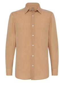 Рубашка на пуговицах стандартного кроя Boggi Milano, оранжевый