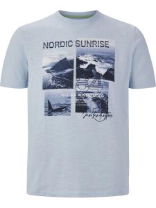 Футболка Jan Vanderstorm Ington, Night blue/Light blue