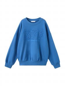 MANGO KIDS Свитшот 'BFF' в цвете Royal Blue