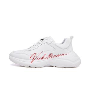 Кроссовки мужские Lifestyle Shoes Men Low-Top Vicki Brown, белый/красный