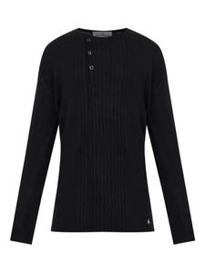 Джемпер ребристого плетения Vivienne Westwood, черный