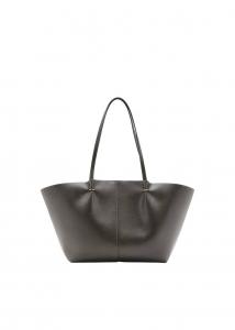 Сумка-шоппер MANGO, хаки