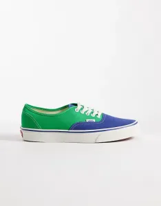 Темно-синие и зеленые кроссовки Vans Authentic