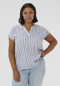 Блуза Kaffe Curve ALIA , Blue Chalk Stripe/Blue