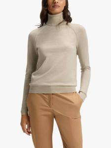 Байковый джемпер BOSS Frizani из чистой шерсти HUGO BOSS, Light Beige