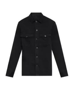 Рубашка наблюдателя Allsaints, черный