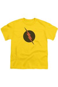 Футболка с Reverse Flash из Лиги Справедливости Америки для детей Gildan, желтый