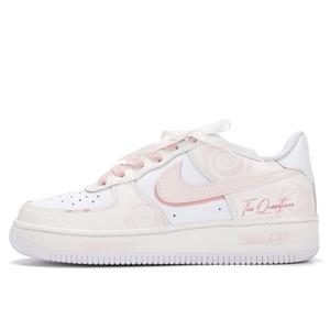 Nike Кроссовки для скейтбординга Air Force 1 Rose Kiss, износостойкие, розовые, женские