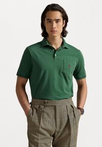 Поло Polo Ralph Lauren CLASSIC FIT JERSEY POCKET POLO SHIRT, Washed Forest/Green