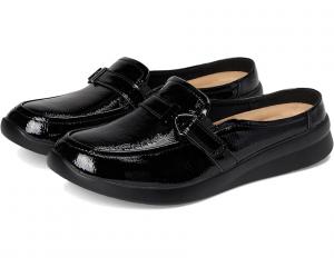 Женские балетки Clarks Ellowyn Amelia, Black Crinkle Patent Synthetic