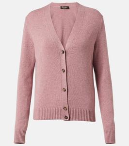 Кашемировый кардиган Parksville Loro Piana, Purple Chips Melange