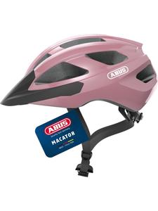 ABUS Велосипедный шлем Macator в блестящем розовом цвете