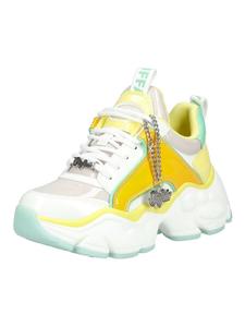 Кроссовки на шнуровке Buffalo, цвет weiß/gelb