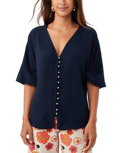 Трина Турк Парус Топ Trina Turk, синий