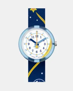 Женские часы Space Trip FPNP098 из синего переработанного пластика Flik Flak