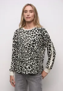 Жаккардовая блузка с длинными рукавами Street One, Beige