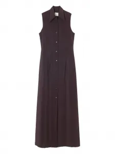 Платье макси без рукавов Alysi, коричневый