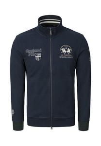 Толстовка La Martina Zip-up sweatshirt, Navy/Dark Blue
