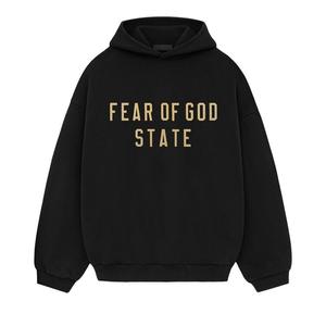 Худи Fear of God Essentials Fleece Hoodie Black, черный