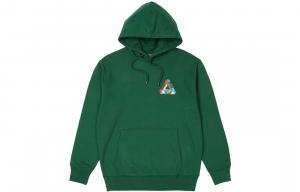 Свитшот с капюшоном Swirl Tri Ferg PALACE, зеленый