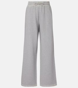 Спортивные брюки из хлопкового джерси Prada, Grigio Melange