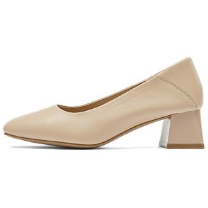 DAPHNE Блок каблук высокие каблуки женские нюд, цвет Nude