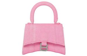 Balenciaga Стираемая джинсовая сумка через плечо миниатюрная женская розовая