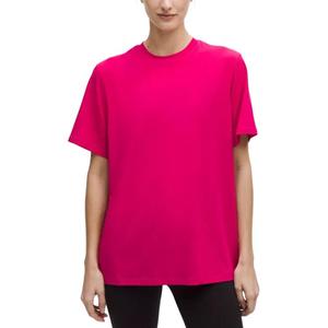 Обычная футболка женская Lululemon, розовый