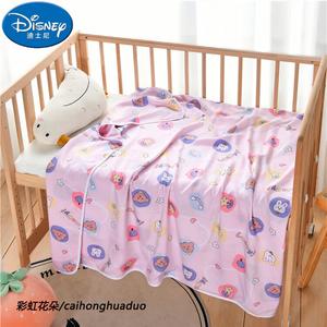 Disney Одеяло хлопковое 140х200 см, двойной слой, цвет Rainbow Flower