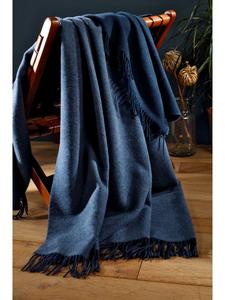 Одеяло biederlack Wohn Kaschmirplaid, цвет jeans-marine
