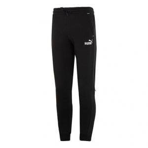 Брюки power sweatpants fl logo 'black' Puma, черный