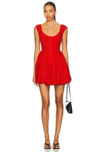 Летнее мини-платье Majorelle, cherry red