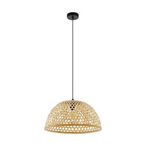 Настольная лампа Eglo цвет натуральный, черный диаметр/высота: 49,5/110 см